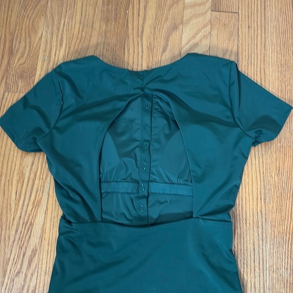 Andie Swim Plus Augusta One-Piece Swimsuit Vine Green Small NWT - Picture 5 of 10